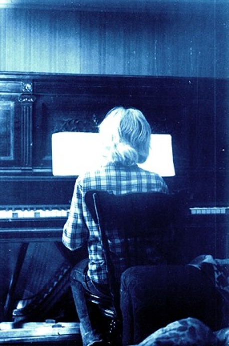 me at our old piano... very early days!